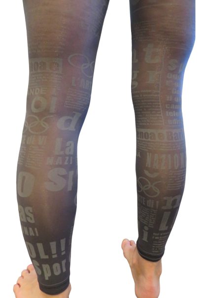 Legging met verschillende opschriften, 70 den. Maten S-M en L-XL. Per 3 stuks. - Afbeelding 9