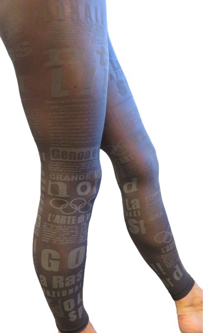 Legging met verschillende opschriften, 70 den. Maten S-M en L-XL. Per 3 stuks. - Afbeelding 8